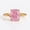 Rose Plated, variant on Solitaire Cushion Cut Pink Sapphire Engagement Ring, September Birthstone Pretty Ring, Solitaire Stackable Handmade Jewelry, Anniversary Ring for Wife