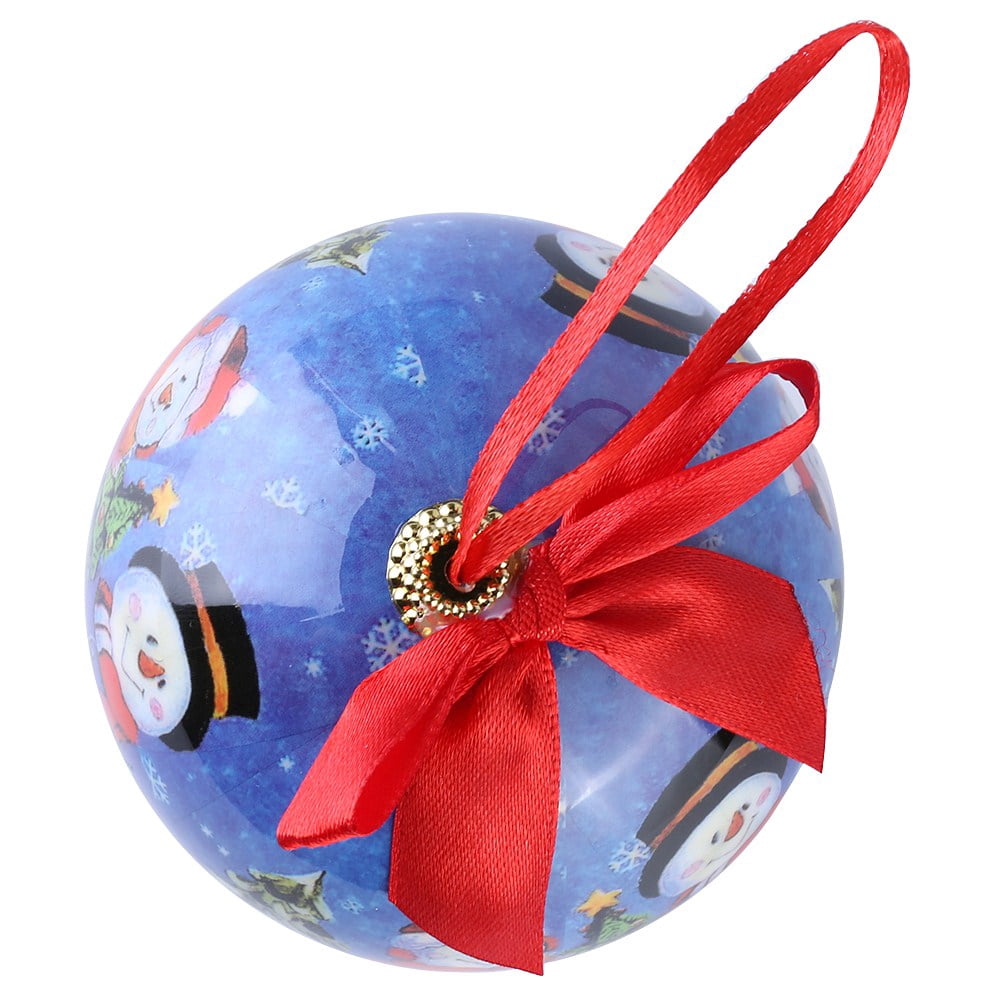 Adorable Christmas Decoration Ball Ornaments Pendants for Xmas Trees Wedding Party Home Decors, 5 Packs