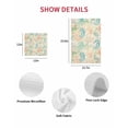 thumbnail image 7 of Teal Red Coastal Kitchen Dish Towels for Drying Dishes Set of 2, Nautical Seahorse Beach Coral Starfish Beige Waffle Weave Microfiber Hand Tea Bathroom Towels Quick Dry & Absorbent Towel 12x12, 7 of 7