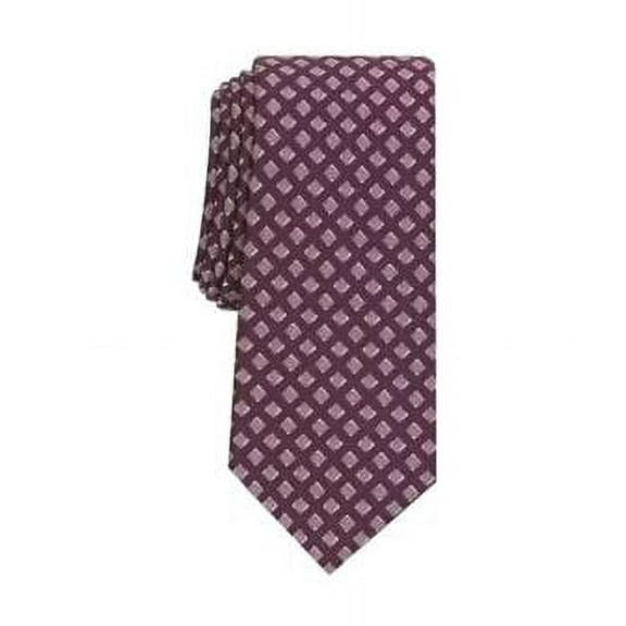 Alfani Men’s Hill Geometric Necktie, Black
