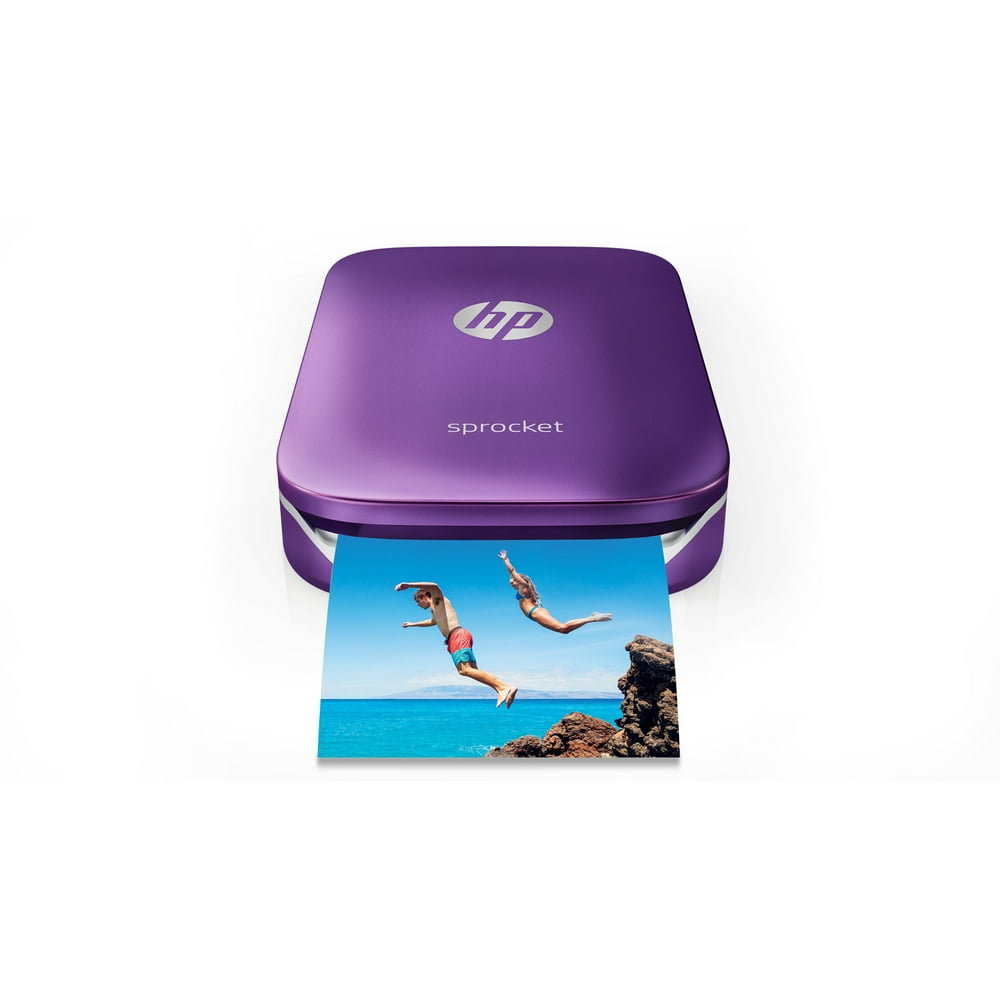 HP Sprocket Portable Photo Printer, Print Social Media Photos on 2x3
