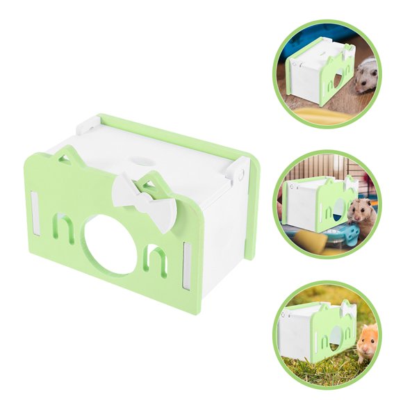 TABLETREANDS 2Ud Casa Para Hámster De PVC Color Resistente Y Para Mascotas