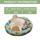 thumbnail image 2 of Esterilla de verano para gatos, nido para gatos, cojín frío, suministros para mascotas, esterilla de ratán para dormir, cama Squishmallow para mascotas, 2 of 5