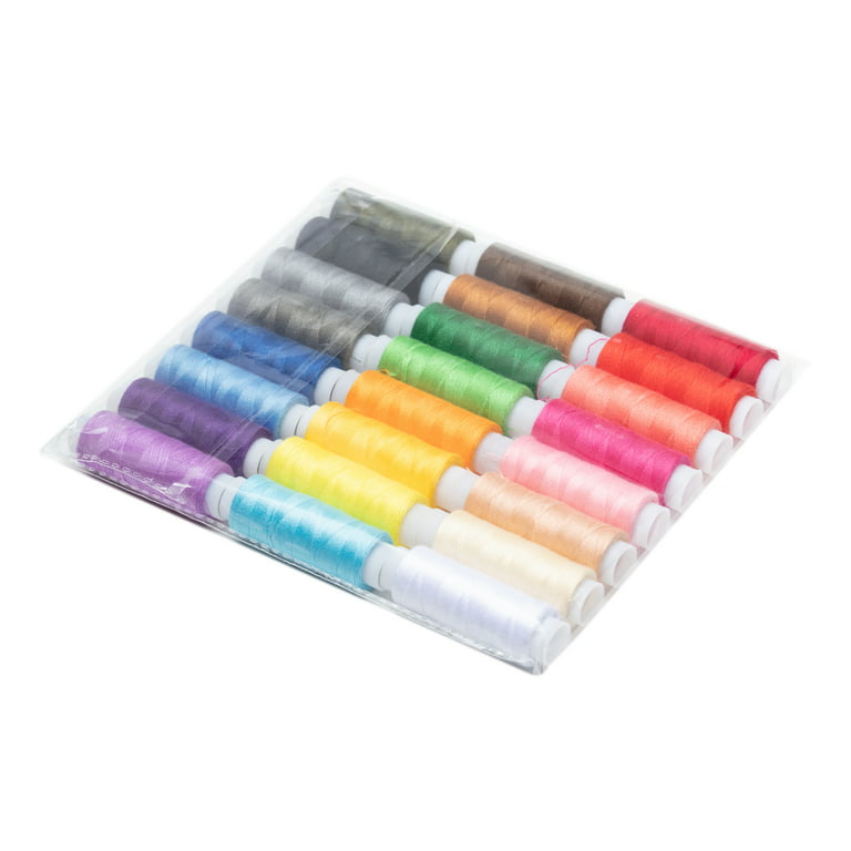 24 Colors DIY Crafting Sewing Thread Assortment Coil Polyester