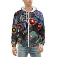 thumbnail image 2 of Apex Legends Pathfinder Zip Up Hoodies Unisex Realistic 3D Print Sweatshirt Long Sleeve Hooded Jacket Coat XL, 2 of 8
