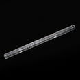 thumbnail image 3 of Acrylic Embossed Rolling Pin 16cm x 1cm Oval Pattern, Transparent, 3 of 5