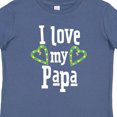 thumbnail image 4 of Inktastic I Love My Papa Hearts Boys or Girls Baby T-Shirt, 4 of 5