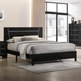 thumbnail image 6 of FOA Murvy 6pc Black Wood Bedroom Set-Cal King+2 Nightstands+Chest+Dresser+Mirror, 6 of 13