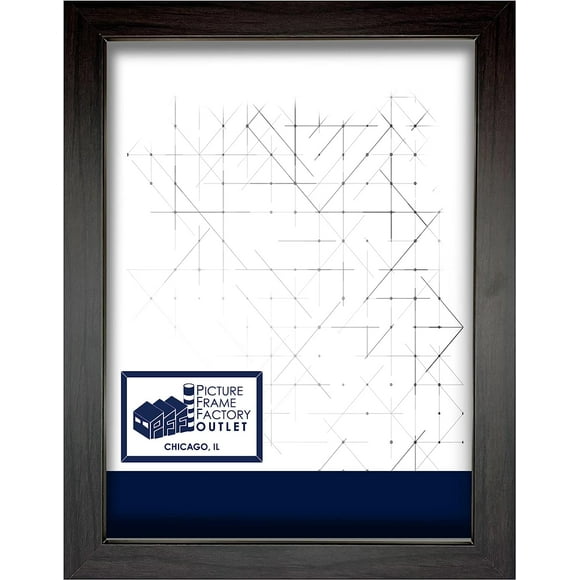 (1) 16x20 Espresso Picture Frame | 1.25" Espresso Matte Moulding | by Picture Frame Factory Outlet