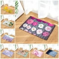 thumbnail image 2 of Flowers Hallway Mats Scenic Print Bedroom Living Room Floor Rugs Anti-Slip Kitchen Bathroom Carpet, 2 of 6