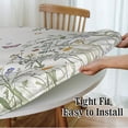 thumbnail image 4 of Wild Flower Round Fitted Tablecloth with Elastic Round Elastic Tablecloth 45"-50" Fitted Table Cover Waterproof Wipeable Circle Table Cloth for Outdoor Picnic, 4 of 4