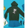 thumbnail image 3 of Zebra Sitting Hoodie Juniors -Image by Shutterstock,  Medium, 3 of 4