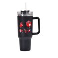 thumbnail image 4 of Taza para coche, taza con mango de acero inoxidable 304, taza de hielo con pajita, 40oz, 4 of 6