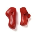 thumbnail image 2 of 50g Dyed Chips Synthetic Coral Beads Strands Indian Red 4~18x2~5x2~4mm Hole: 0.5mm, 2 of 3