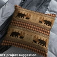 thumbnail image 2 of jejeloiu Wild Bear Fabric by the Yard 1 Yard,Jungle Animal Home Decor Fabric by the Yard,Rustic Farmhouse Cabin Sewing Fabric For Boys Kids,Ultra Soft Home Decor, 2 of 6