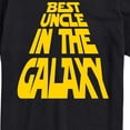 thumbnail image 3 of Instant Message - Best Uncle In The Galaxy - Men's Short Sleeve Graphic T-Shirt, 3 of 6