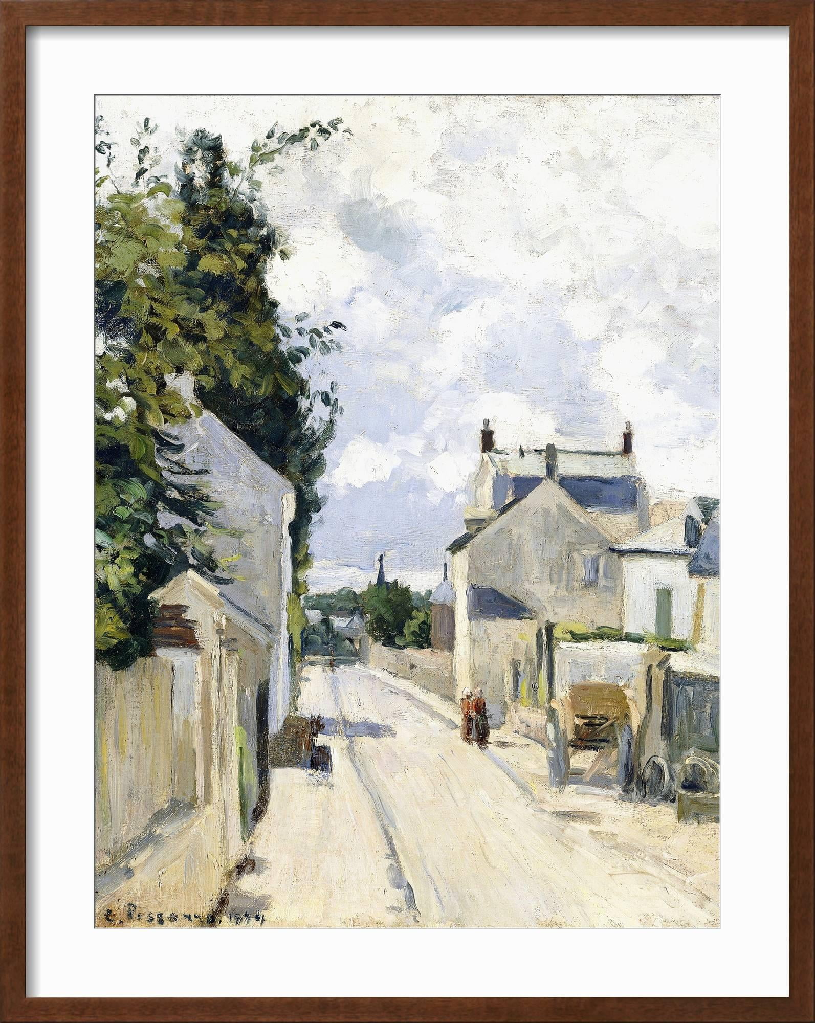 Art.com Hermitage Street, Pontoise, 1874 Giclee Print by Camille