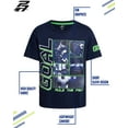 thumbnail image 2 of Pro Athlete Boys Athletic Shirts - Soft Cotton Blend Active Performance Short Sleeve Graphic Tees, 2 of 7