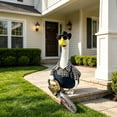 thumbnail image 4 of Sruoe Porch Goose Outfits, Porch Goose Clothes, Goose Clothes Dress, Duck Sculpture Clothes for Lawn Statue Cement Statue Yard Patio Party Decoration, 4 of 6
