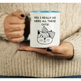 thumbnail image 5 of Inkdotpot Yes I Really Do Need All These Cats!11 OzCeramic CoffeeMugsGift For Cat Lovers-Blue, 5 of 6
