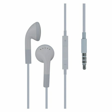 Apple Wired Earbud Headset w/ Remote & Mic - White (Best Earbuds With Remote And Mic)