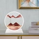thumbnail image 3 of Xihbxyly Cuadro Artístico de Arena En Movimiento, Diseño de Arena Natural Que Fluye, Elegante Marco de Vidrio, Base Acrílica de Lujo, Decoración para El Hogar y La Oficina, Meditación y Relajación, F, 3 of 4