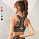 thumbnail image 3 of Chaleco deportivo de talla grande con huecos, ropa interior de verano para yoga, correr, pecho pequeño, sujetador deportivo de alta resistencia a prueba de golpes, 3 of 5