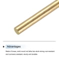 thumbnail image 4 of 15mm x 305mm Brass Round Rod, Metal Solid Shaft Rods Lathe Bar, 4 of 5