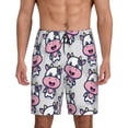 thumbnail image 1 of Fotbe Baby Cow Pantalones Cortos de Pijama para Hombre, Ropa de Dormir, Pantalones de Pijama Cortos para Hombre-X-Large, 1 of 6
