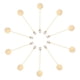 thumbnail image 2 of 10 Piezas Broches Pin Accesorio Decorativo Unisex Faux Pearl Valentine Aniversario Regalo Sunnimix Dorado 78 mm, 2 of 8