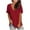 Wine-02, variant on Mittory Womens Summer Dolman Sleeve V Neck Casual Tops Tshirts Solid Color Blouse