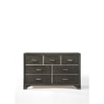 thumbnail image 4 of ACME Carine 7 Drawer Wooden Dresser in Gray, 4 of 7