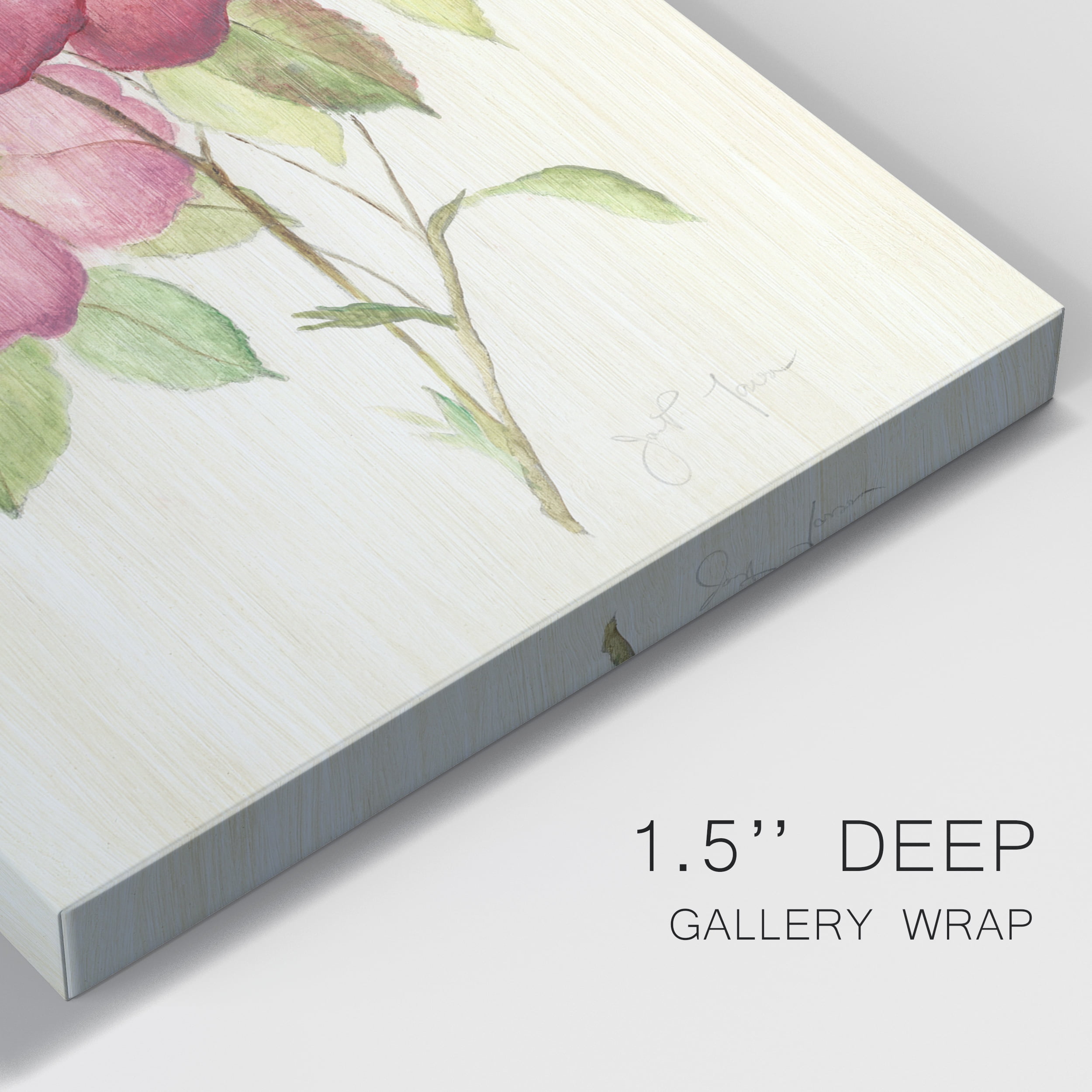Dusty Rose II Premium Gallery Wrapped Canvas - Ready to Hang - 40 x 60