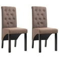 thumbnail image 6 of vidaXL 2/4/6x Dining Chairs Fabric Home Kitchen Dinner Seating Multi Colors, 6 of 140