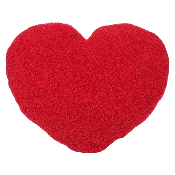 Cojín decorativo con forma de corazón, romántico, para sofá, dormitorio y sala de estar