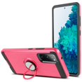 thumbnail image 3 of Value Pack + for Samsung Galaxy S20 FE (NOT FIT S20) Ring Hybrid Phone Case Magnet Mount Ready Grip Grids Kick stand Slim Shock Bumper Cover, 3 of 4