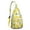 Yellow-76, variant on Retro Lemon Sling Backpack&nbsp;- Vintage Fruit Design Crossbody Shoulder Bag, Breathable Mesh Back Panel