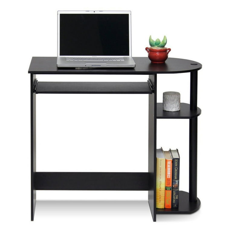 Furinno Jaya Compact Computer Study Desk, Black