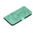 thumbnail image 7 of Dteck Wallet Case for Apple iPhone 14 Pro Max, for Women with Card Holder Butterfly Embossed Flip Kickstand PU Leather Magnetic Protective Cover with Lanyard, Green, 7 of 7