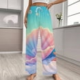 thumbnail image 2 of Magical Seashell And Starfish-2 Pajama Pants Comfortable Elastic Waist Pajamas Fashion Sleepwear Bottoms Plus Size Homewear, 2 of 6