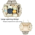 thumbnail image 3 of GUANGCAIJIA Stylish Backpack Diaper Bags for Cute Baby Boy Girl Organizer Unisex Stroller Mommy Hospital for Delivery Travel White, 3 of 6