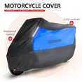 thumbnail image 2 of Uchoose-cubierta Universal impermeable para motocicleta, Protector con tiras reflectantes, para exteriores, 190T, 2 of 5