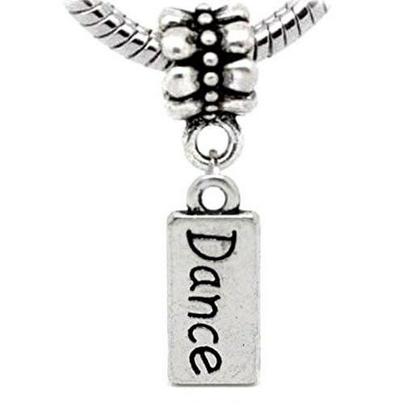 Dance Charm Dangle European Bead