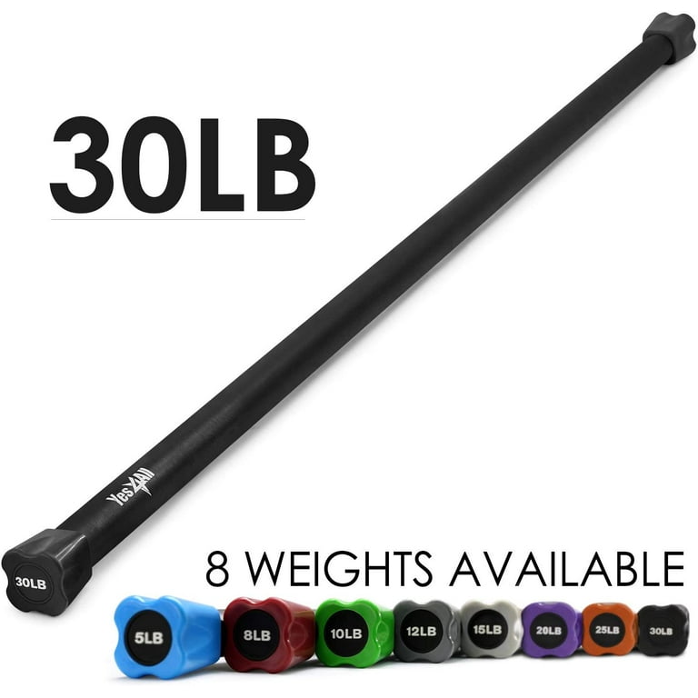 Yes4All Total Body Workout Weighted Bar Weighted Workout Bar