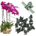 thumbnail image 2 of 50Pcs Plastic Plant Support Clips Orchid Flower Stem Vine Clamp Grafting Tool, 2 of 10