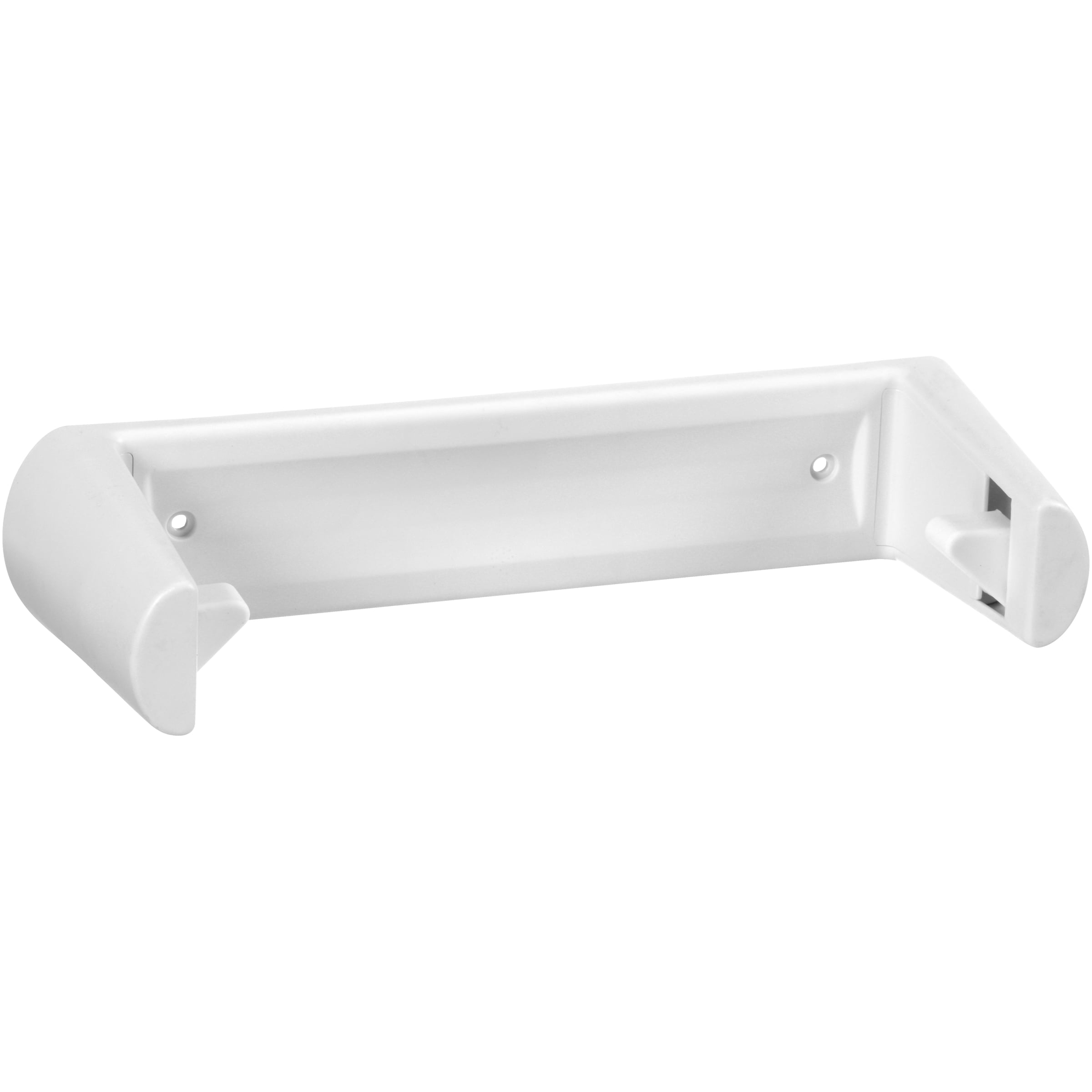 Mainstays Plastic Wall-Mounted Paper Towel Holder, White 