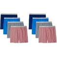 thumbnail image 2 of Fruit of the Loom Men's Knit Boxers 2X-3X Soft Stretch, Cotton. Assorted Colors ( 8 Pack), 2 of 2