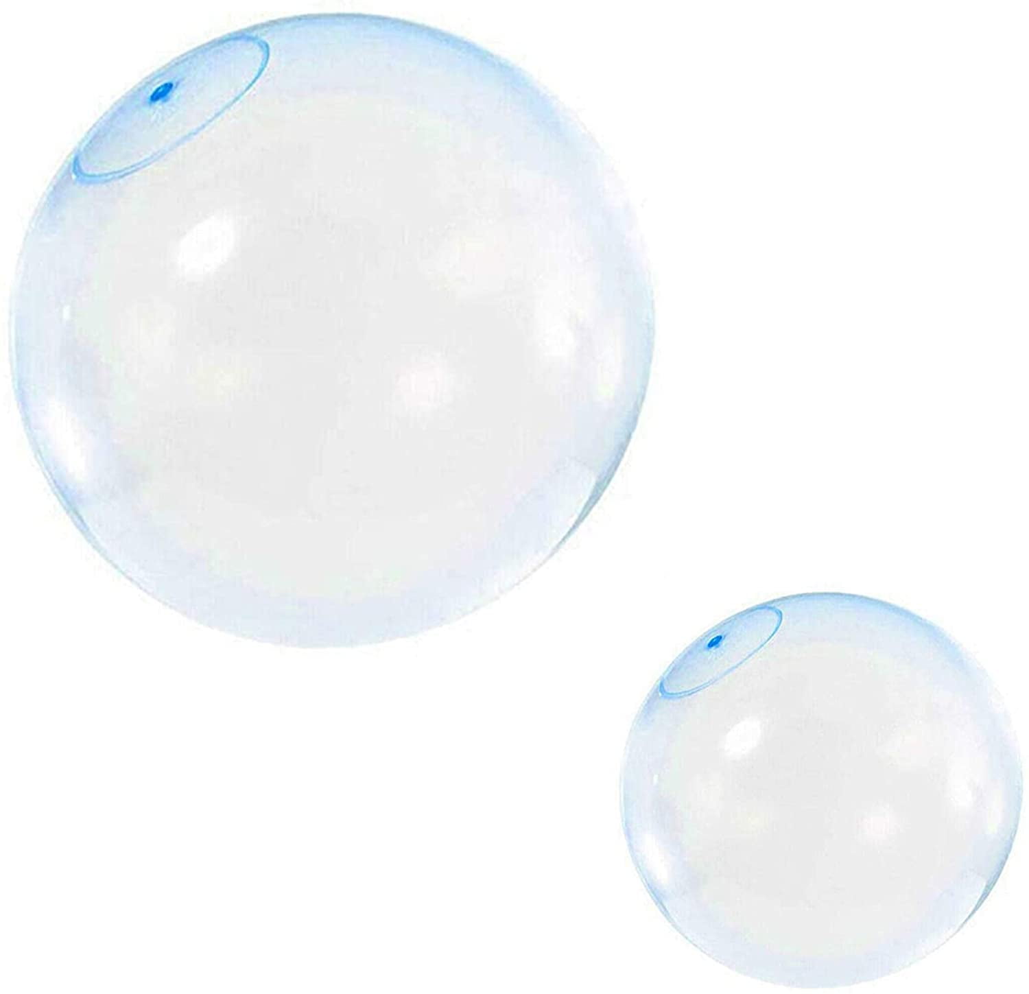 Large Bubble Ball Water Balloon Transparent Bounce Funny Kids Game Toy Rubber 