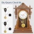 thumbnail image 2 of 1 Set Diy Wall Clock Mechanism Kit Clock Pendulum Clock Hands Repair Kit Quartz Wall Clock Parts Replacement, 2 of 4