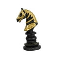 thumbnail image 4 of Decoración de escultura de estatua de ajedrez artesanía coleccionable de resina elegante figura de resina adorno de mesa para habitaciones de la Caballo, 4 of 8